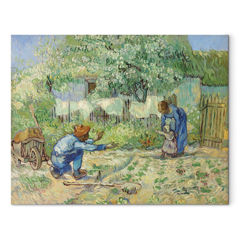 Reproduction of painting (Vincent van Gogh) - the first steps g Art