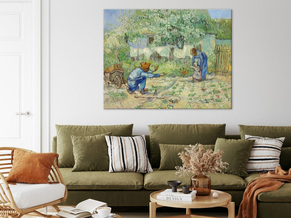Gleznas reprodukcija /Vinsents van Gogs/ - Pirmie soļi G ART