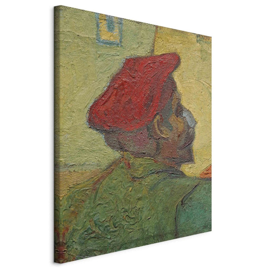 Gleznas reprodukcija /Vinsents van Gogs/ - Pols Gogēns /Vīrietis ar sarkanu cepuri/ G ART