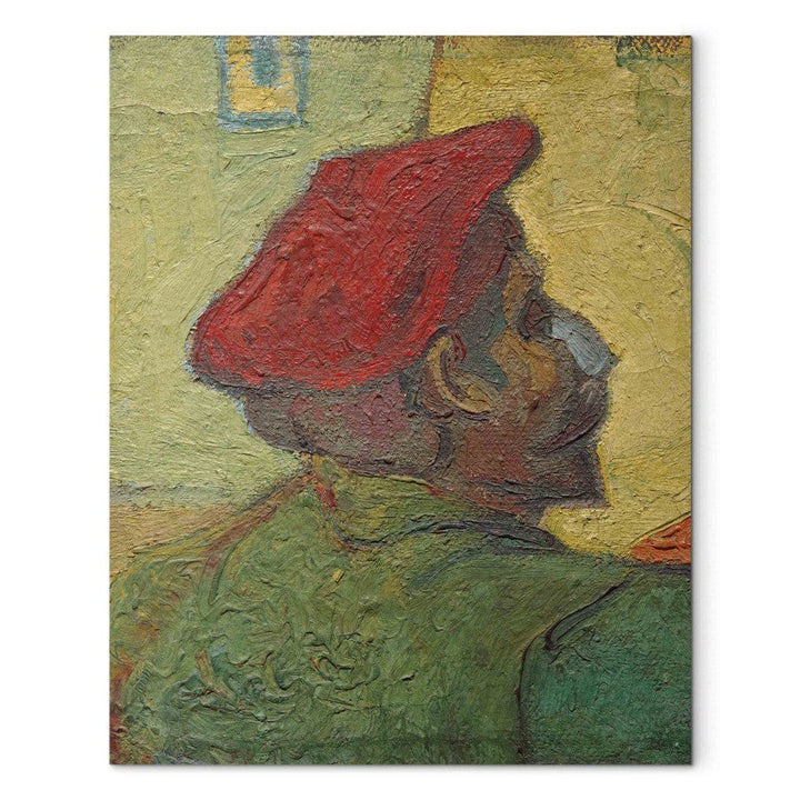 Gleznas reprodukcija /Vinsents van Gogs/ - Pols Gogēns /Vīrietis ar sarkanu cepuri/ G ART