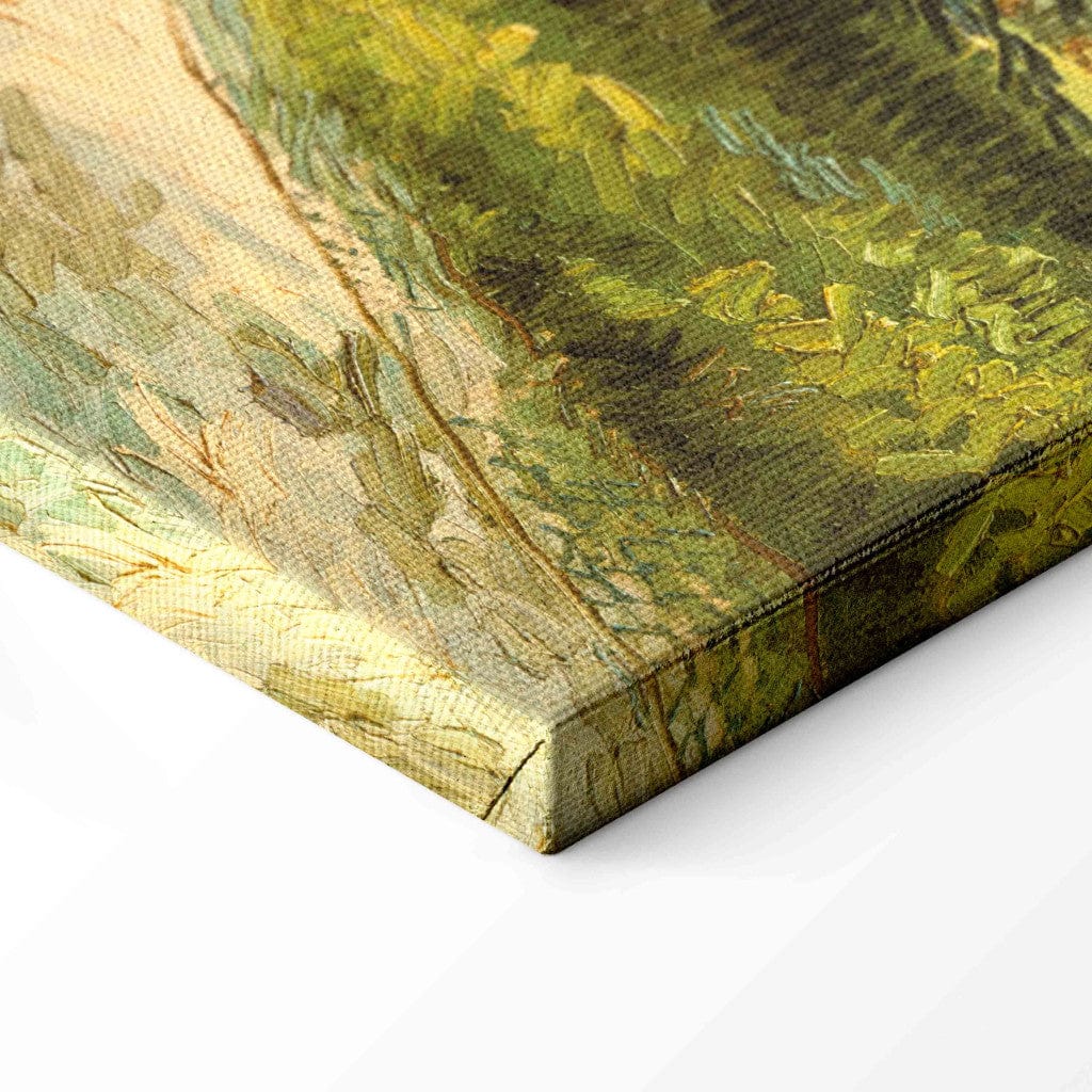 Gleznas reprodukcija /Vinsents van Gogs/ - Publisks dārzs ar pāri un zilo egli: Dzejnieka dārzs III G ART