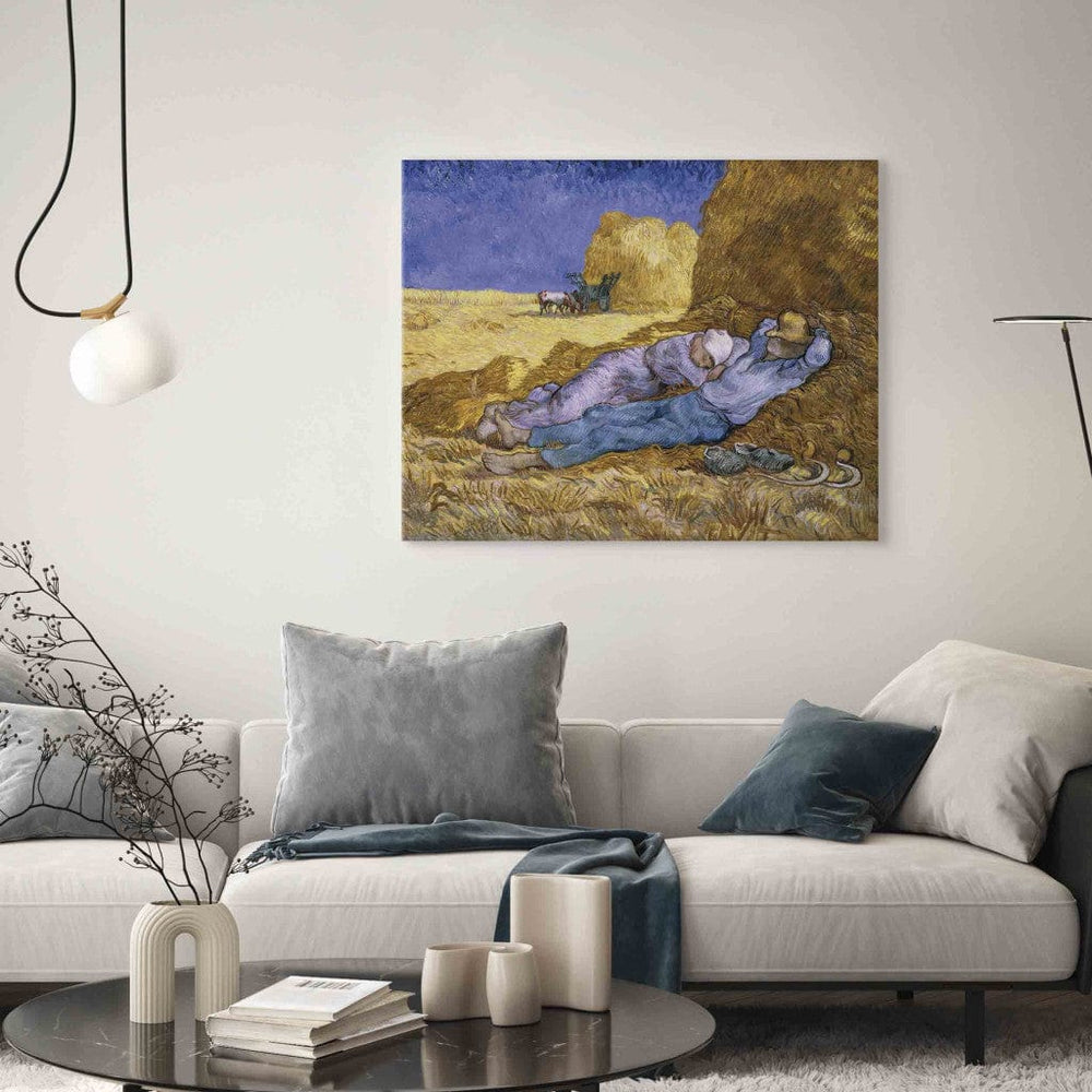 Gleznas reprodukcija /Vinsents van Gogs/ - Pusdienlaiks jeb Siesta pēc Milē G ART