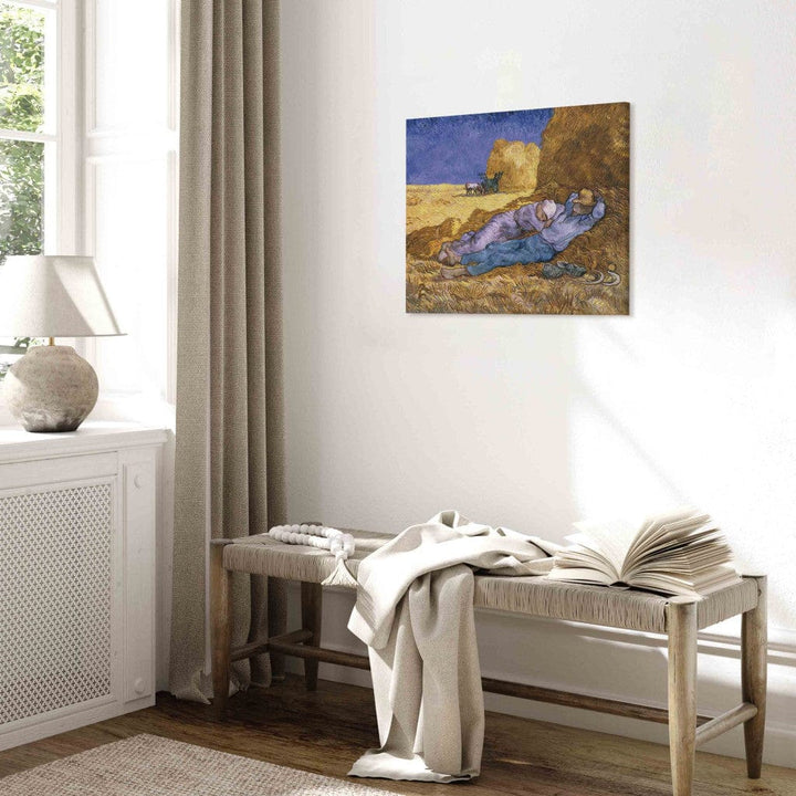 Gleznas reprodukcija /Vinsents van Gogs/ - Pusdienlaiks jeb Siesta pēc Milē G ART