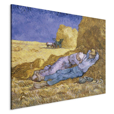 Воспроизведение живописи (Винсент Ван Гог) - полдень или сиеста после мили.