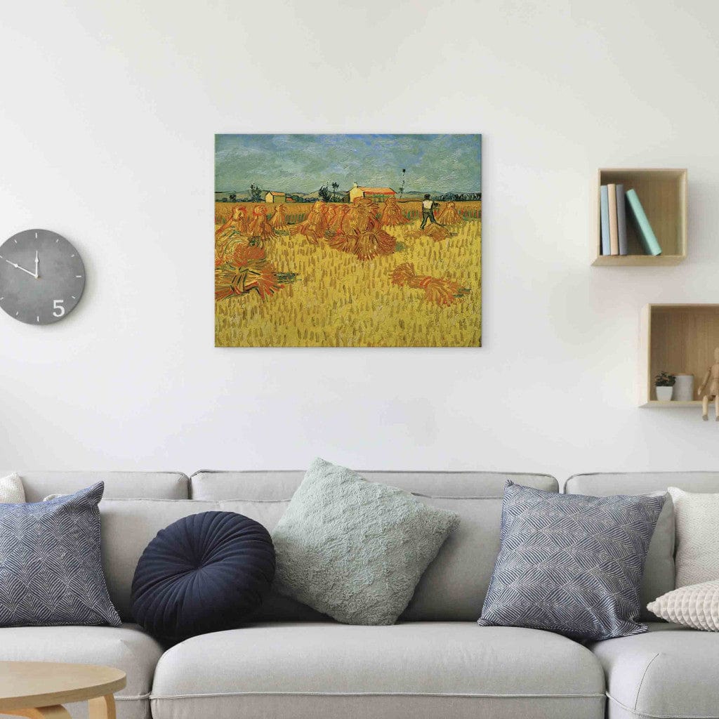Gleznas reprodukcija /Vinsents van Gogs/ - Ražas novākšana Provansā G ART