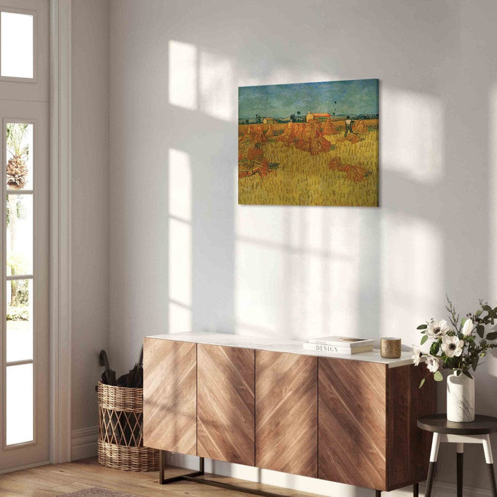 Gleznas reprodukcija /Vinsents van Gogs/ - Ražas novākšana Provansā G ART