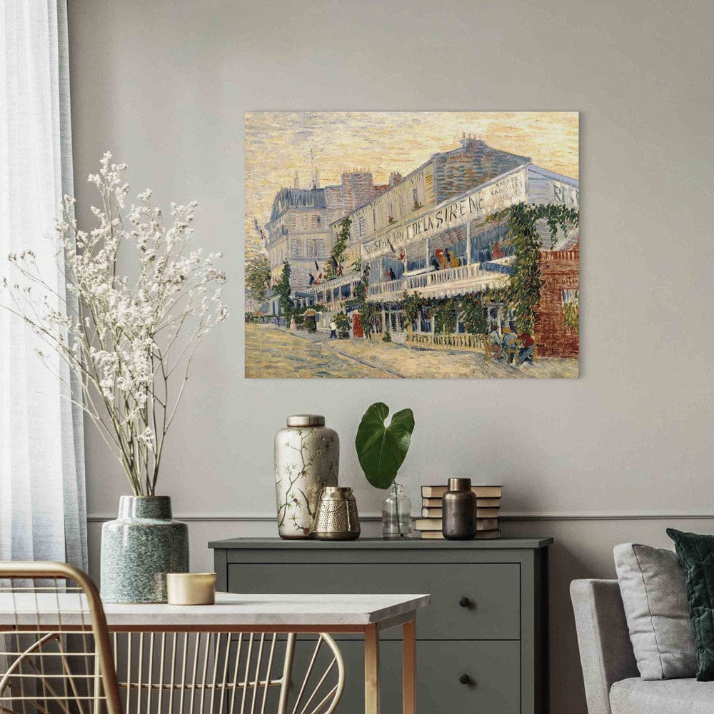Gleznas reprodukcija /Vinsents van Gogs/ - Restorāns de la Sirène Asnieres pilsētā G ART