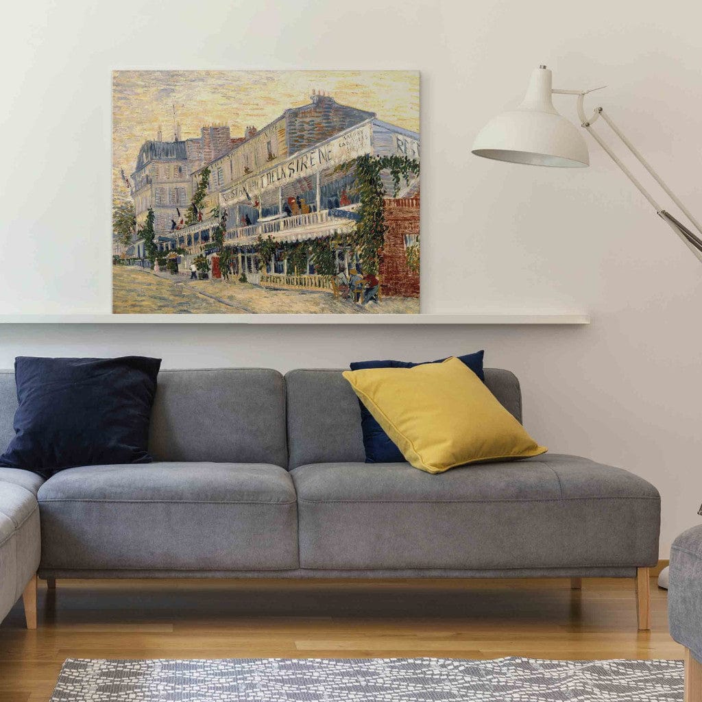 Gleznas reprodukcija /Vinsents van Gogs/ - Restorāns de la Sirène Asnieres pilsētā G ART