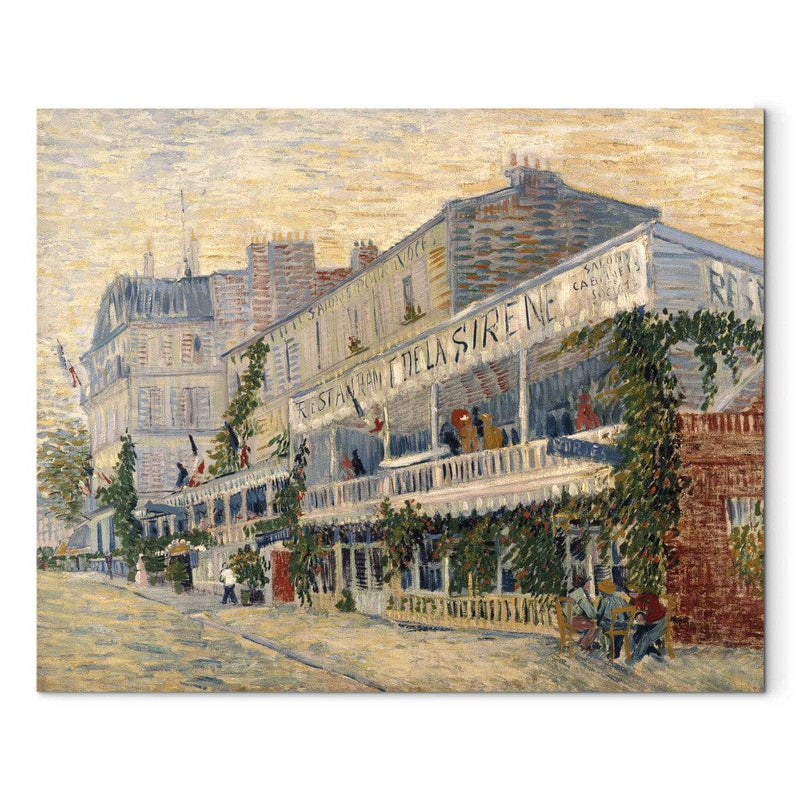 Maalauksen lisääntyminen (Vincent Van Gogh) - Ravintola de la Sirène Asnress City G Art