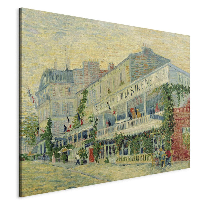 Reproduction of painting (Vincent van Gogh) - Restaurant de la Sirene at Assnes G Art