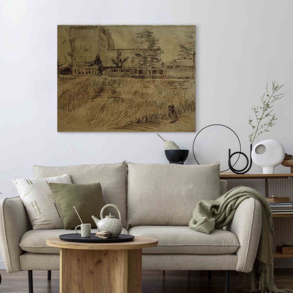Gleznas reprodukcija /Vinsents van Gogs/ - Restorāns De la Sirene pie Asnieres II G ART