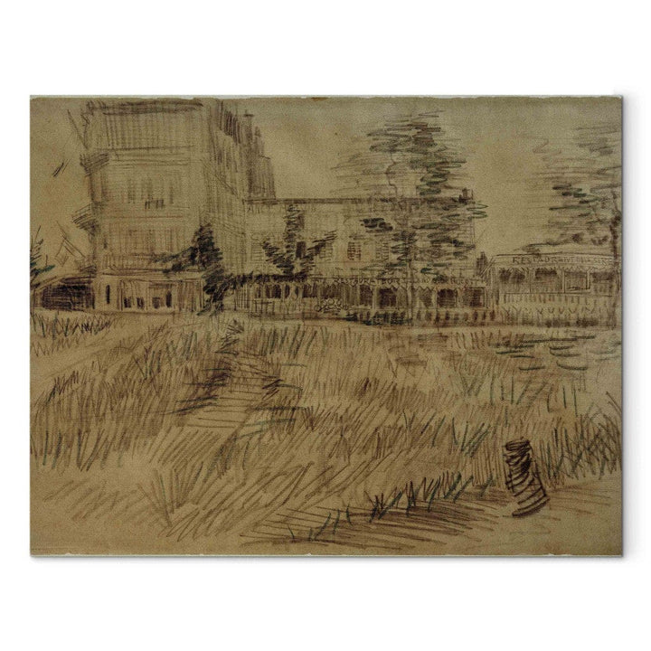 Gleznas reprodukcija /Vinsents van Gogs/ - Restorāns De la Sirene pie Asnieres II G ART