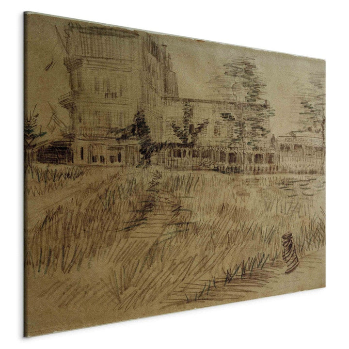 Gleznas reprodukcija /Vinsents van Gogs/ - Restorāns De la Sirene pie Asnieres II G ART
