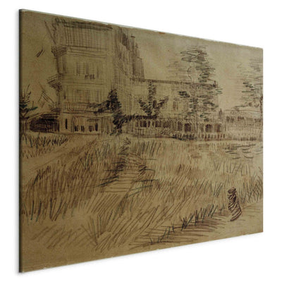 Maalauksen lisääntyminen (Vincent Van Gogh) - Restaurant de la Sirene Assnese II G -taiteessa