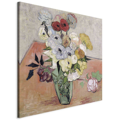 Reproduction of painting (Vincent van Gogh) - Roses and Anemones G Art