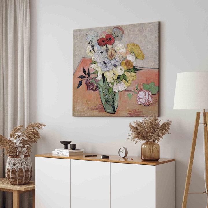 Gleznas reprodukcija /Vinsents van Gogs/ - Rozes un anemones G ART