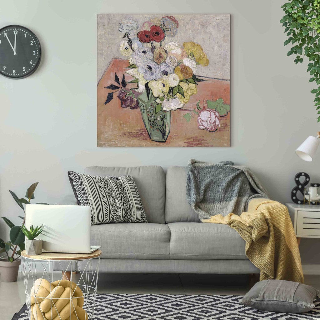 Gleznas reprodukcija /Vinsents van Gogs/ - Rozes un anemones G ART
