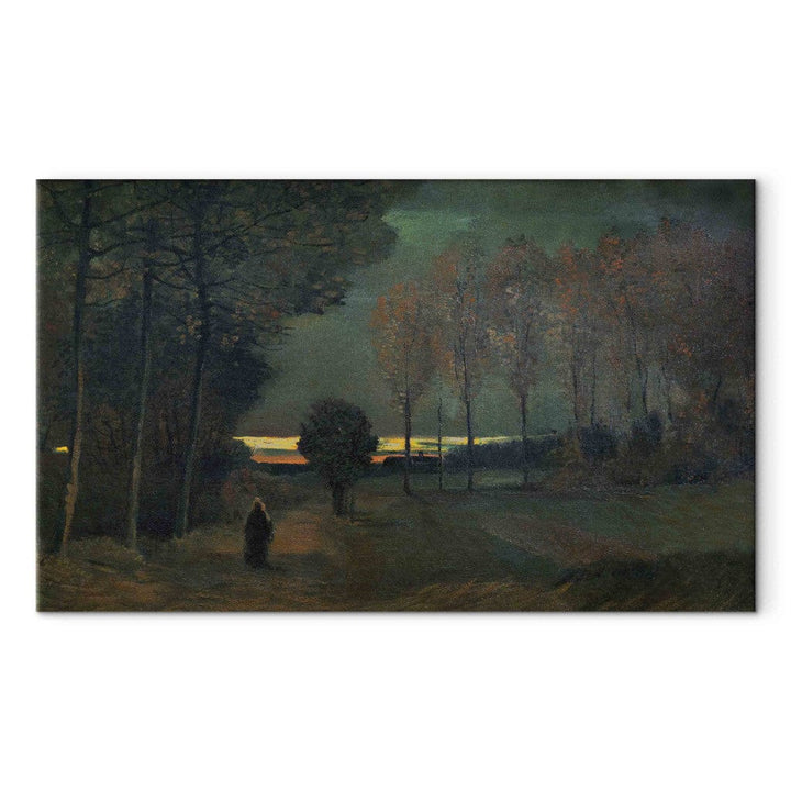 Gleznas reprodukcija /Vinsents van Gogs/ - Rudens ainava vakarā G ART