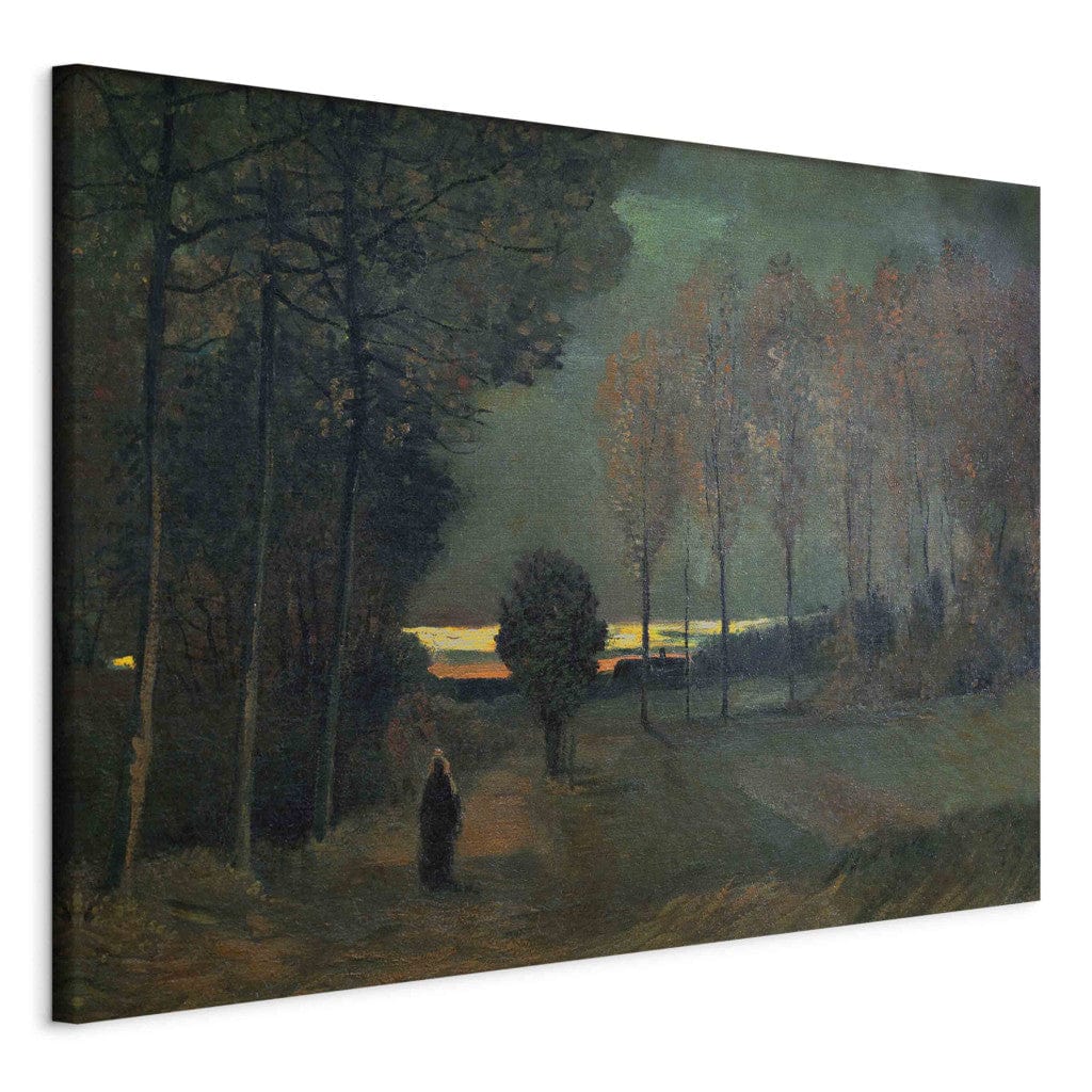 Gleznas reprodukcija /Vinsents van Gogs/ - Rudens ainava vakarā G ART