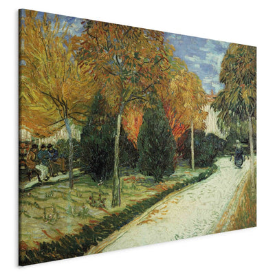 Reproduction of painting (Vincent van Gogh) - Autumn Garden G Art