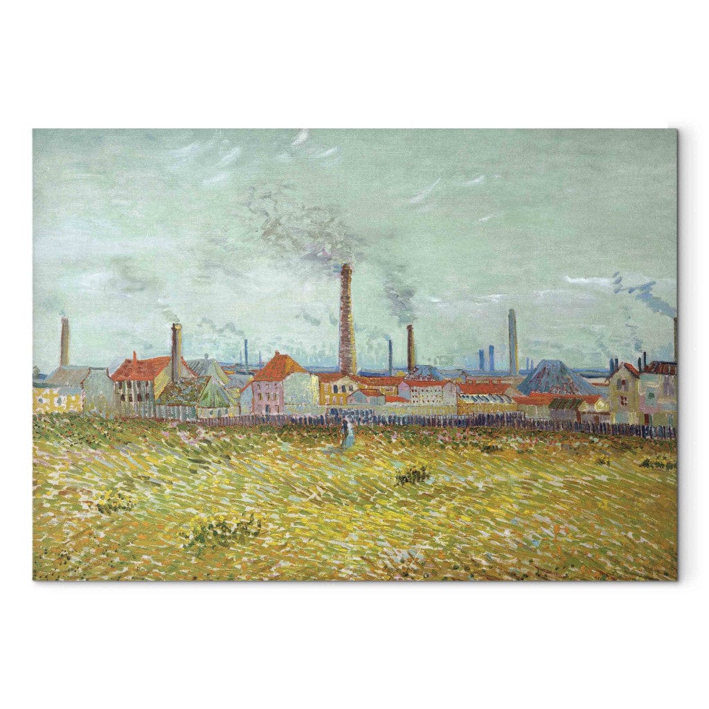 Gleznas reprodukcija /Vinsents van Gogs/ - Rūpnīcas Asnjērā /Quai de Clichy/ G ART