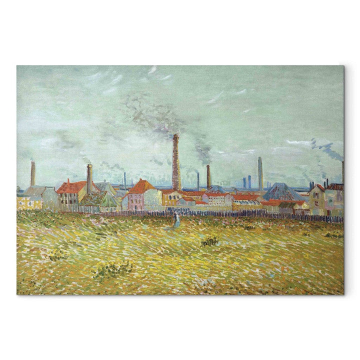 Gleznas reprodukcija /Vinsents van Gogs/ - Rūpnīcas Asnjērā /Quai de Clichy/ G ART