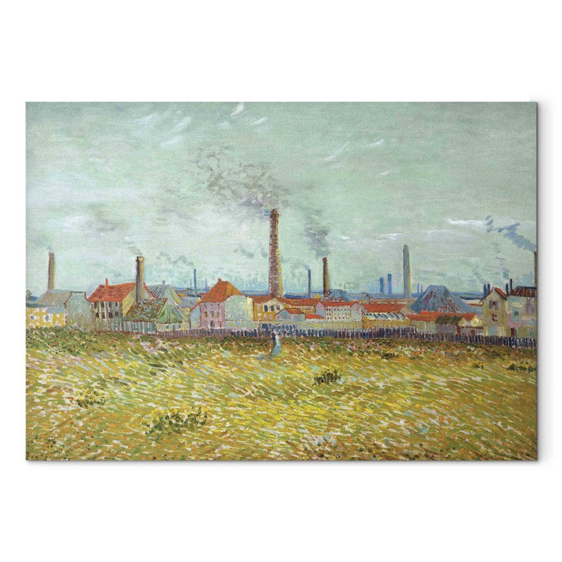 Reproduction of painting (Vincent van Gogh) - factory in the Asnier (Quai de Clichy) G Art