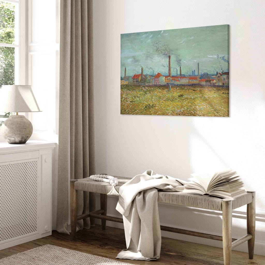 Gleznas reprodukcija /Vinsents van Gogs/ - Rūpnīcas Asnjērā /Quai de Clichy/ G ART