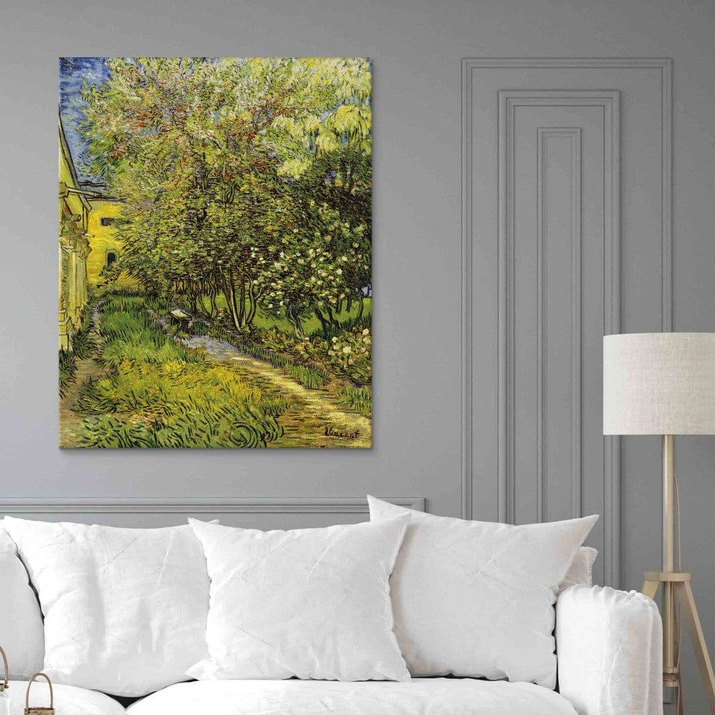 Gleznas reprodukcija /Vinsents van Gogs/ - Saint-Paul slimnīcas dārzs G ART