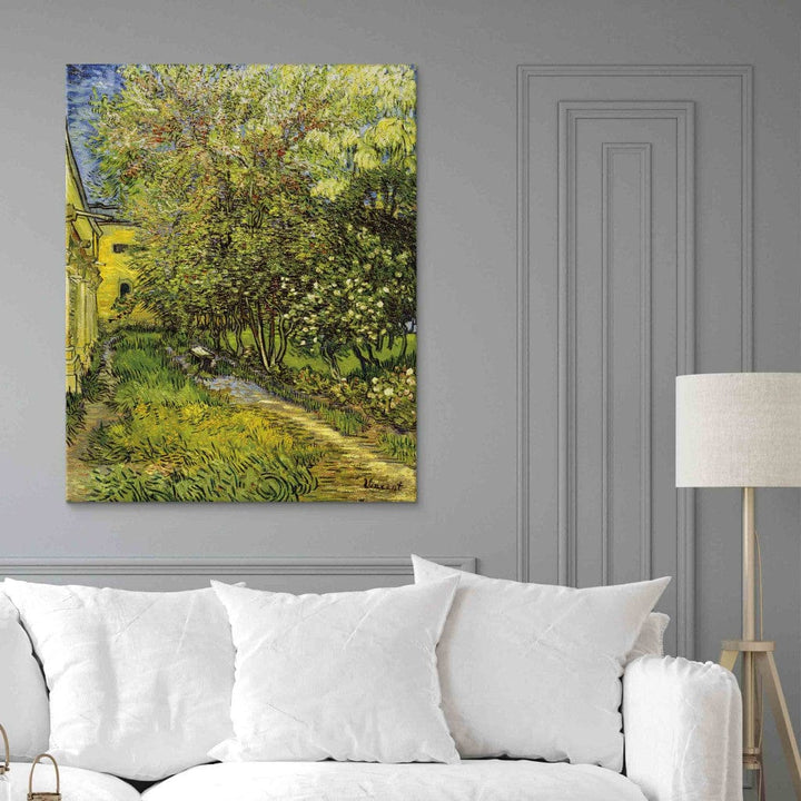 Gleznas reprodukcija /Vinsents van Gogs/ - Saint-Paul slimnīcas dārzs G ART