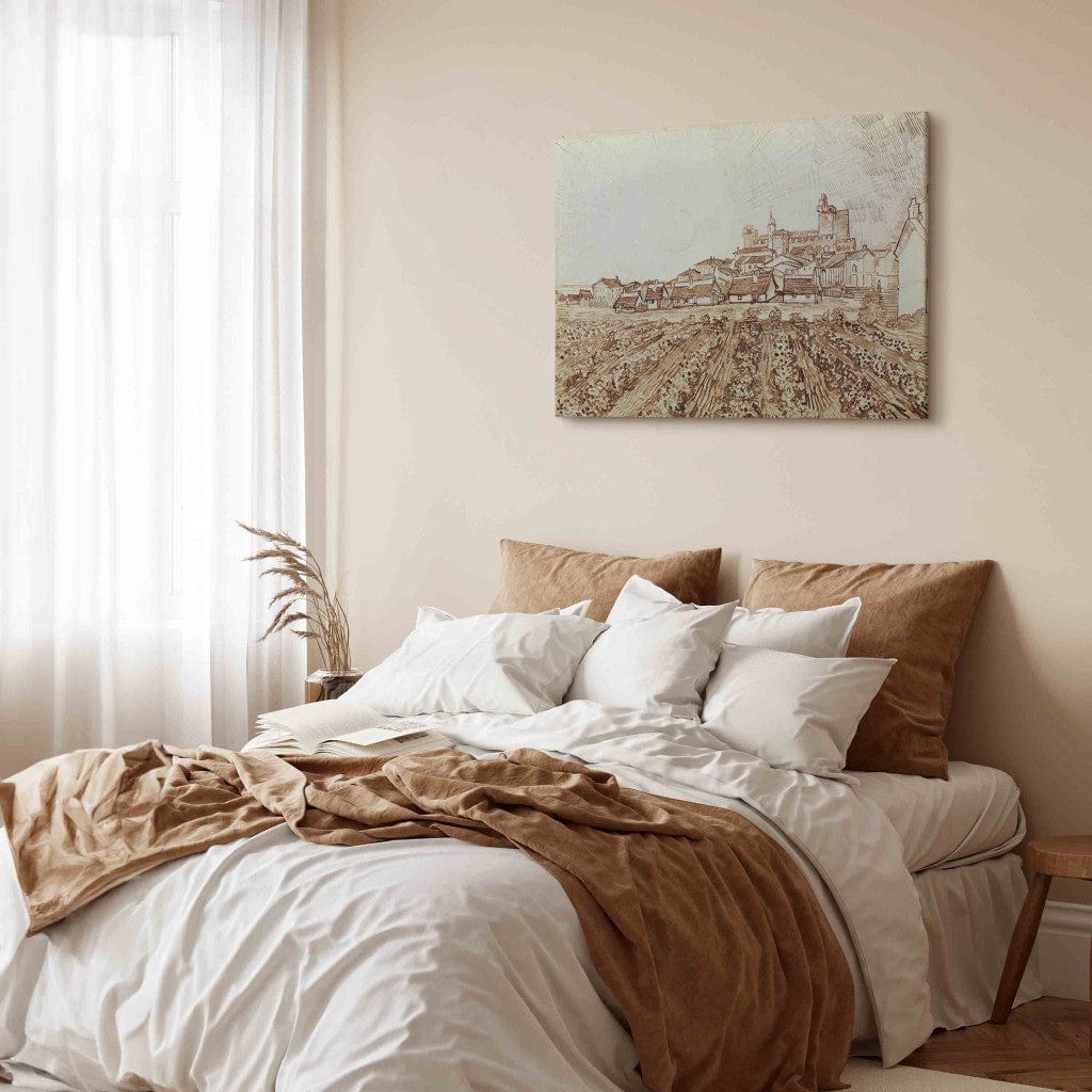 Gleznas reprodukcija /Vinsents van Gogs/ - Saintes-Maries skats G ART