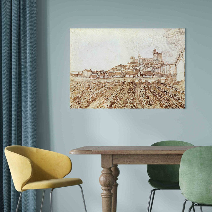 Gleznas reprodukcija /Vinsents van Gogs/ - Saintes-Maries skats G ART