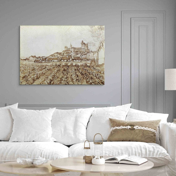 Gleznas reprodukcija /Vinsents van Gogs/ - Saintes-Maries skats G ART