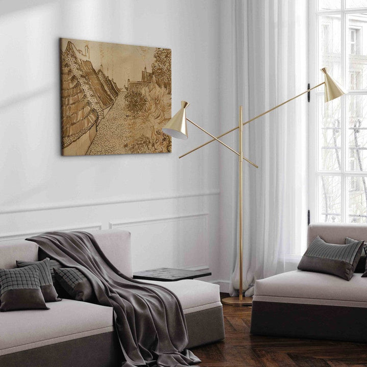 Gleznas reprodukcija /Vinsents van Gogs/ - Saintes-Mariesdela-Mer iela G ART