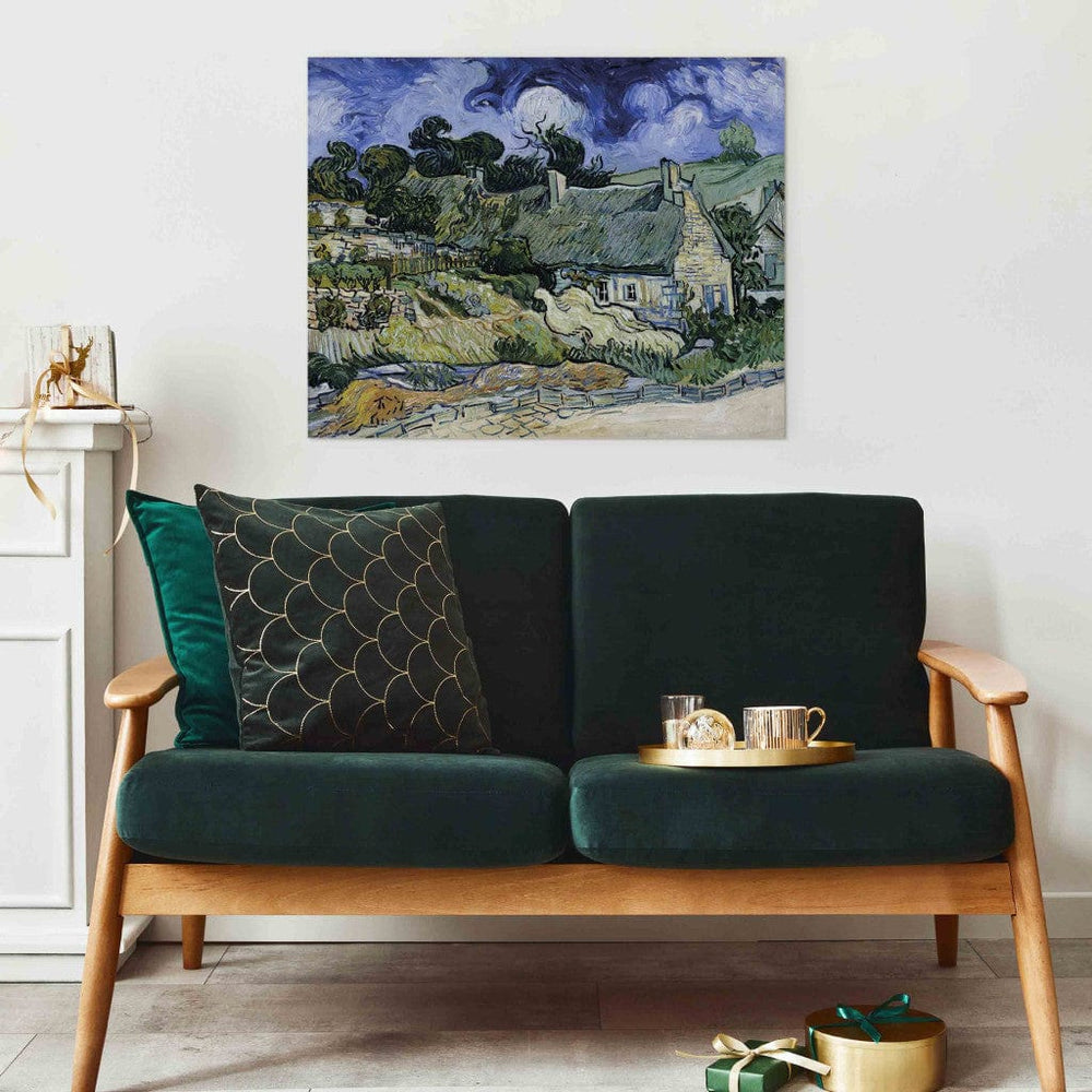 Gleznas reprodukcija /Vinsents van Gogs/ - Salmu mājas Kordēvilā G ART