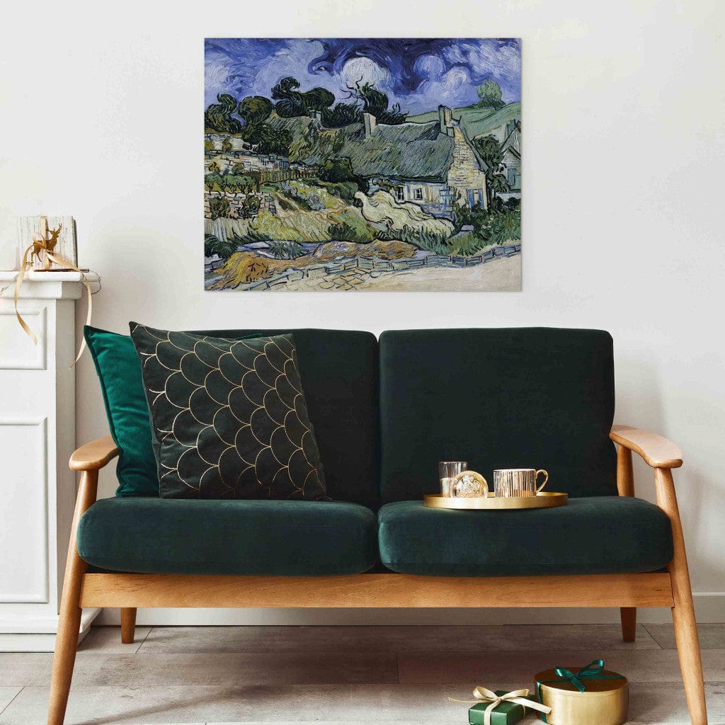 Gleznas reprodukcija /Vinsents van Gogs/ - Salmu mājas Kordēvilā G ART