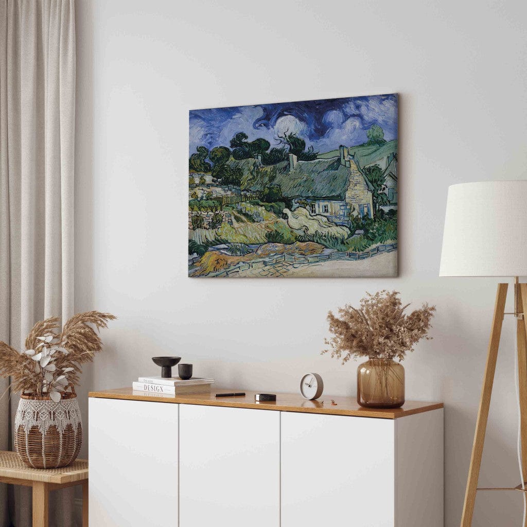 Gleznas reprodukcija /Vinsents van Gogs/ - Salmu mājas Kordēvilā G ART
