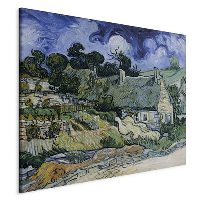 Воспроизведение живописи (Винсент Ван Гог) - Соломенная дом в Кордевилле.