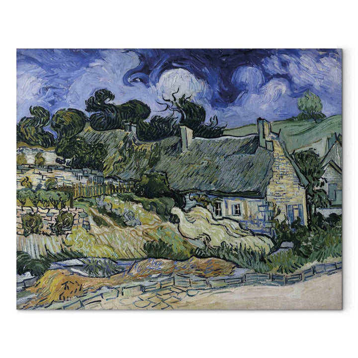 Gleznas reprodukcija /Vinsents van Gogs/ - Salmu mājas Kordēvilā G ART