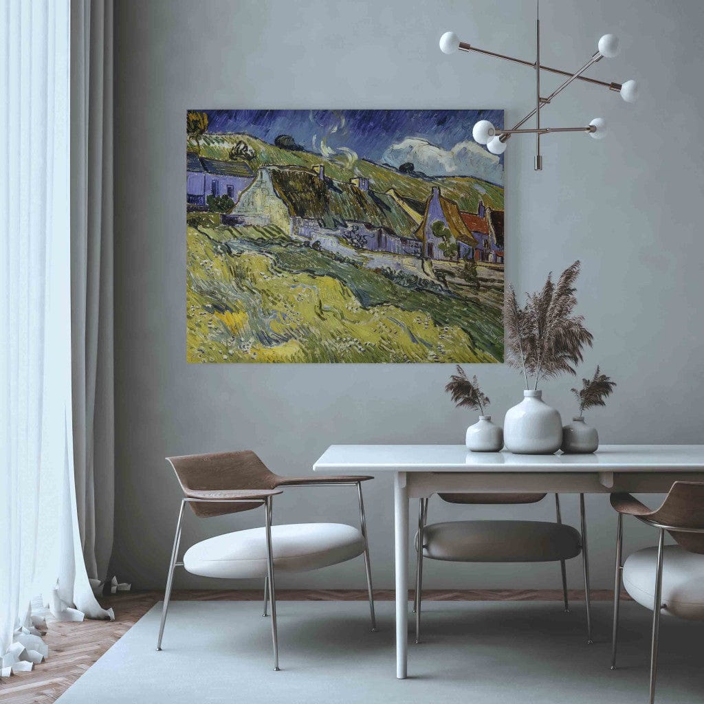 Gleznas reprodukcija /Vinsents van Gogs/ - Salmu mājiņas G ART