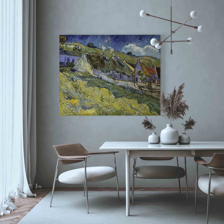 Gleznas reprodukcija /Vinsents van Gogs/ - Salmu mājiņas G ART