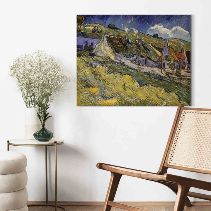 Gleznas reprodukcija /Vinsents van Gogs/ - Salmu mājiņas G ART