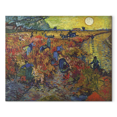 Maalauksen lisääntyminen (Vincent Van Gogh) - punaviiniä puutarha G -taidetta