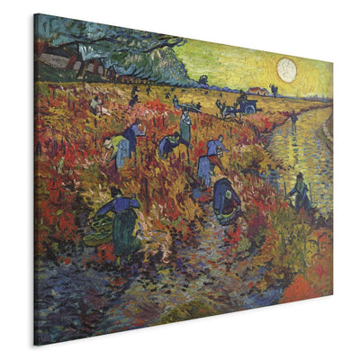 Воспроизведение живописи (Винсент Ван Гог) - Сад красного вина G Искусство