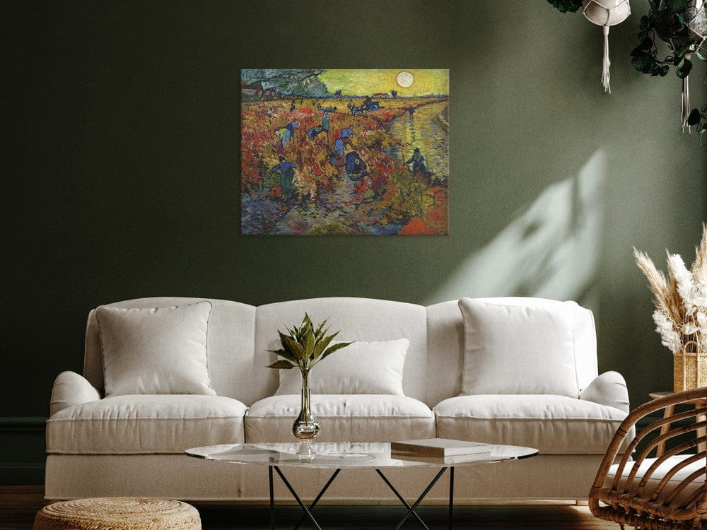 Gleznas reprodukcija /Vinsents van Gogs/ - Sarkanvīnogu dārzs G ART