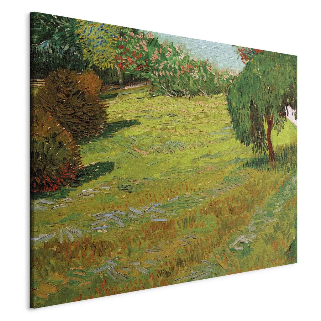 Gleznas reprodukcija /Vinsents van Gogs/ - Saulains zāliens sabiedriskajā parkā G ART