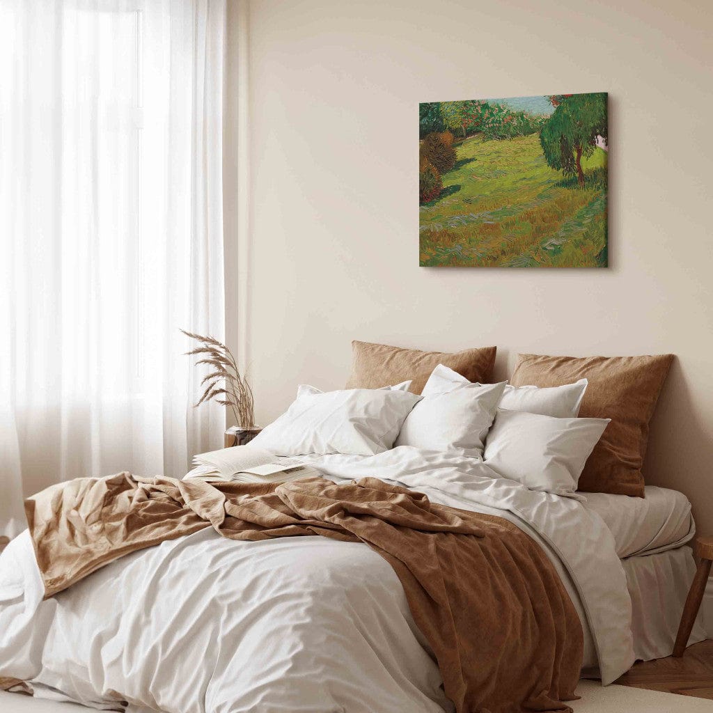 Gleznas reprodukcija /Vinsents van Gogs/ - Saulains zāliens sabiedriskajā parkā G ART