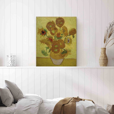 Gleznas reprodukcija (Vinsents van Gogs) - Saulespuķes G ART