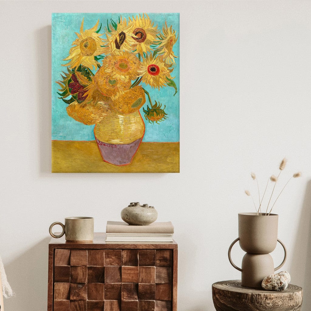 Gleznas reprodukcija /Vinsents van Gogs/ - Saulespuķes II G ART