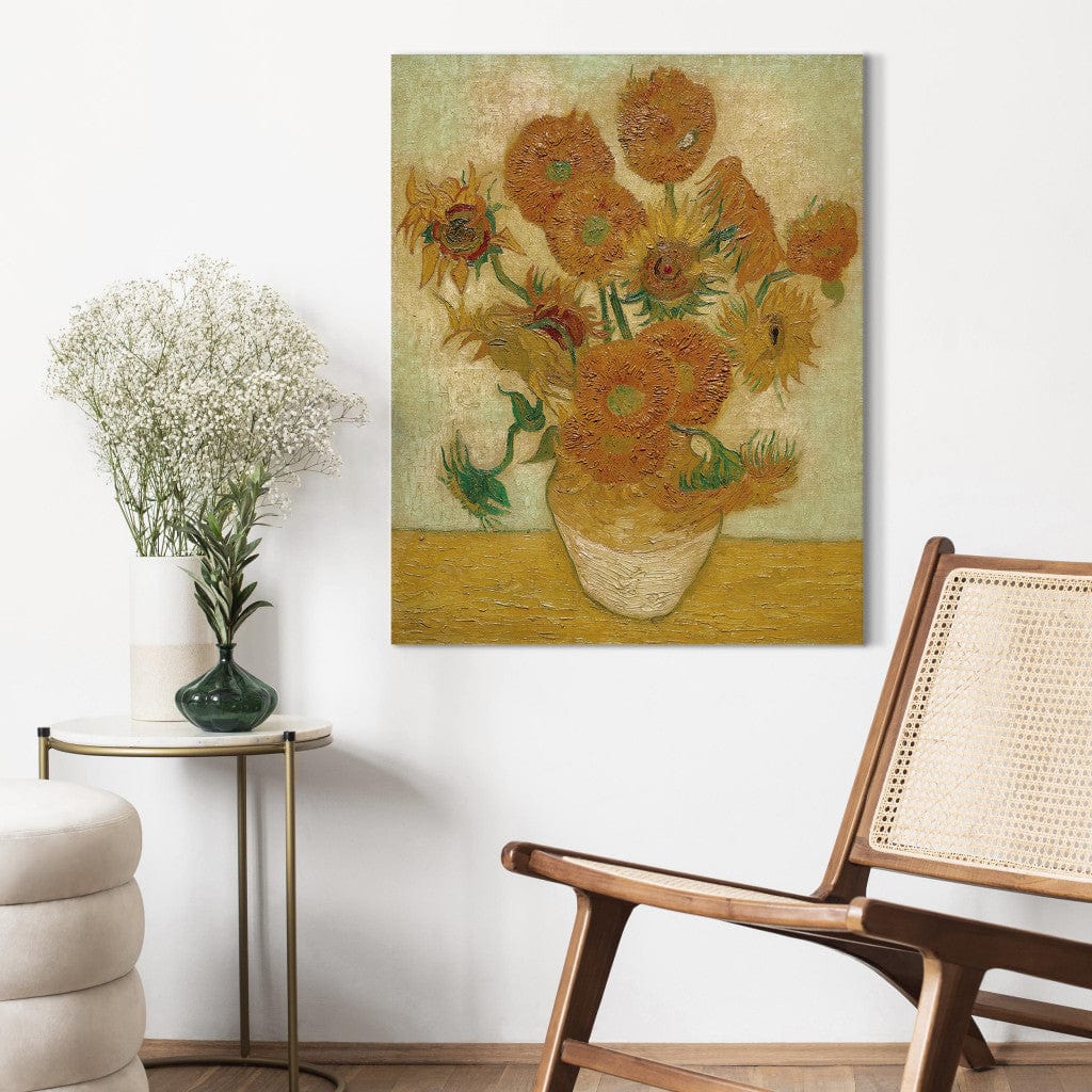 Gleznas reprodukcija /Vinsents van Gogs/ - Saulespuķes III G ART